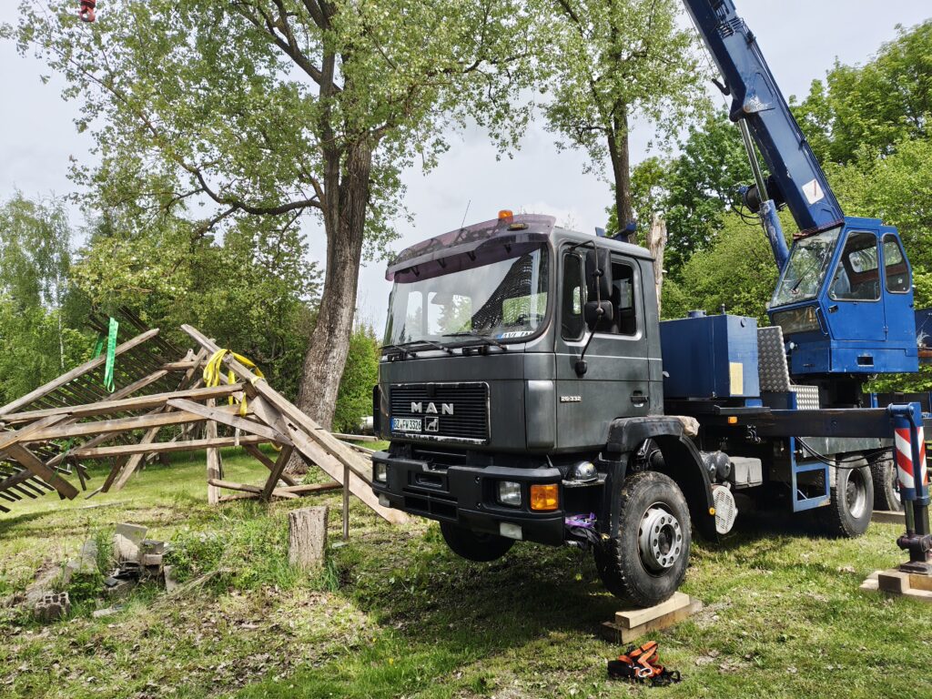 krandienst zimmerei fachwerk tino buchwald